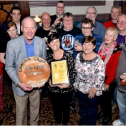 Wetherspoons pub The Plaza in Rugeley which was awarded CAMRA's Cannock Chase Pub of the Season award. Malcolm Pearson, Chairman of Cannock Chase CAMRA and branch members hand over the awards to manager Sian Elwell